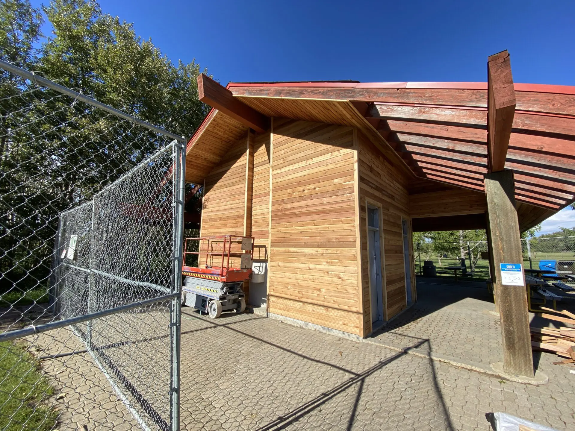 Bud Miller Park Picnic Shelter in Lloydminster, AB